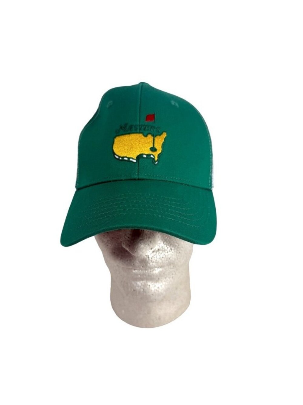 Masters Golf Men's Embriodered Hat Cap Trucker Mesh Adjustable Green One Size